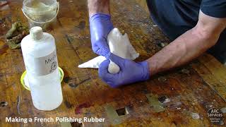 How to make a traditional English French Polishing Rubber [upl. by Palila]