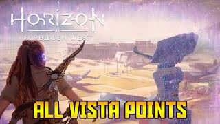 Horizon Forbidden West  All 9 Vista Point Locations Guide [upl. by Norreht934]