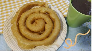 CHURROS CASEROS Porras Tejeringos JeringosBUENÍSIMOS CON AYUDA DE MAMBO [upl. by Alamac]