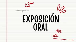 Guía de Expresión oral [upl. by Yeniar]