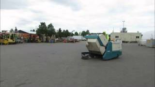 For Sale Tennant 255 Series ll 42quot Propane Ride On Sweeper w bidadoocom [upl. by Fesoy652]