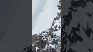 HUGE Avalanche Over Exposed Ridge [upl. by Rammus860]