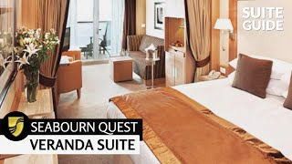 Seabourn Quest  Veranda Suite Full Walkthrough Tour  4K [upl. by Eilyah854]