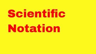 Scientific notation l How to write scientific notation l scientific notation trick [upl. by Celestina902]