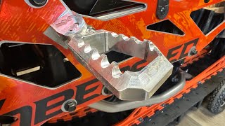 Sidehill Moto FallLine Footpegs Installation and Thoughts [upl. by Isiah]