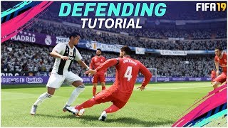 FIFA 19 DEFENDING TUTORIAL  How To Defend Effectively  BEST Way To TACKLE CONTAIN amp JOCKEY [upl. by Adore]