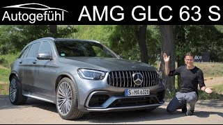 Mercedes AMG GLC 63 S FULL REVIEW 2020 Facelift of the SUV beast  Autogefühl [upl. by Drawd]