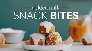 5Ingredient Golden Milk Bites  Minimalist Baker [upl. by Oralie]