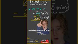 PT 2 How to subtract hours and minutes for elapsed time math mathtutor time mathhelp [upl. by Paulita]