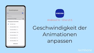 Geschwindigkeit der Animationen anpassen  Samsung Android 14  One UI 6 [upl. by Ellehcram]