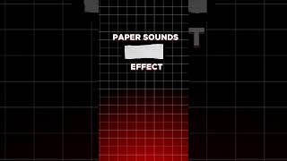 Paper Sound Effect soundeffect sound [upl. by Aneelahs243]