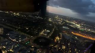 Dusk takeoff at London City Aurigny ATR72 GOATR [upl. by Gratiana563]