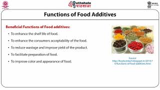 Introduction to food additives [upl. by Palua]