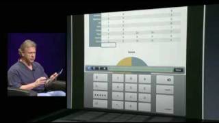 Apple iPad Phil Schiller iWork demo part 2  Pages Numbers [upl. by Louise]