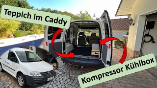 VW Caddy Microcamper Teil 1 Boden amp Kühlbox [upl. by Shani142]