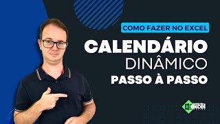 Como Fazer Calendário Dinâmico no Excel [upl. by Nomsed]