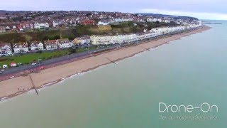 Hastings Half Marathon 2016 Aerial Footage [upl. by Bushey]