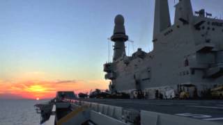 Overflying the Cavour aircraft carrier [upl. by Emiline385]