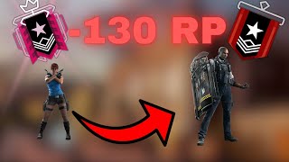 I Went Down 130 RP In R6 RANKED Jager Black Ice l Rainbow Six Siege [upl. by Jemima]