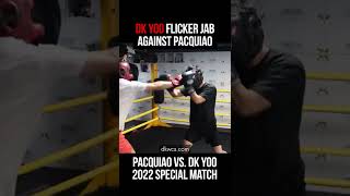 Flicker Jab against Pacquiao DKYOO shorts [upl. by Erastes]