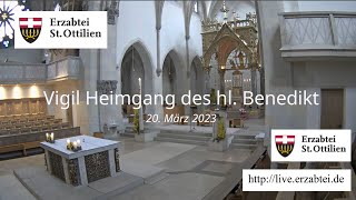 Vigil zum Hochfest Heimgang des Hl Benedikt [upl. by Siahc908]