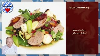 Alfons Schuhbeck  Wurstsalat quotMarco Poloquot [upl. by Allix620]