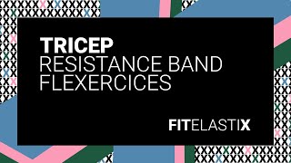 TRICEPS  Weerstandsband oefeningen FITELASTIX® [upl. by Aniham]