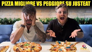 MIGLIORE vs PEGGIORE PIZZERIA SU JUST EAT  LA PIZZA CON IL PESCE RISCHIA DI FARCI STARE MOLTO MALE [upl. by Ponce]