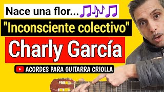 Cómo tocar Charly García Inconsciente colectivo con guitarra criolla Acordes Tutorial Letra Cover [upl. by Dunc]