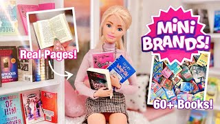 ZURU 5 Surprise Mini Brands BOOKS Are They Barbie Doll Size 21 Capsule Unboxing [upl. by Ravid]