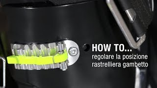 HOW TO … Regolare la posizione rastrelliera gambetto MAESTRALE RS [upl. by Yrome]