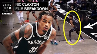 Nets Film Focus Nic Claxton On The Art Of Shot Blocking Developing As An Attacker On Offense [upl. by Beffrey]