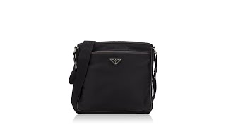 Prada VA0797 Tessuto Saffiano Crossbody Nero [upl. by Nalyak366]