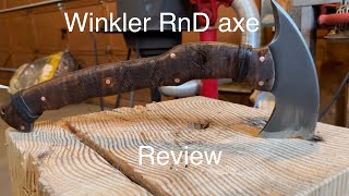 A Winkler Rnd axe review [upl. by Kolnick]