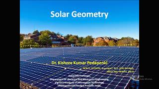 Solar Geometry  Nine Angles with only Six Diagrams [upl. by Lihas]