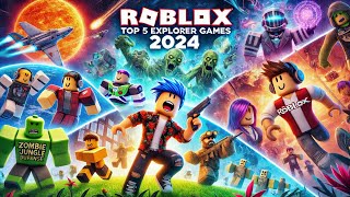 Top 5 Roblox Games You Must Play in 2024 [upl. by Shull]