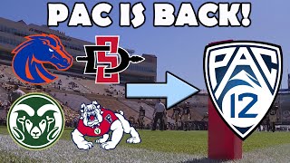 The PAC12 Adding MORE TEAMS [upl. by Akamahs]