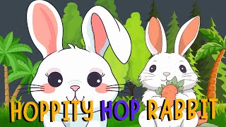 Hoppity Hop Rabbit Song for Kids  Fun Bunny Song and Dance [upl. by Santiago]