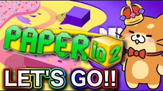 【Paperio 2】paper io 100 percent MAX37 paperio2 ゲーム実況 short [upl. by Ahsataj697]