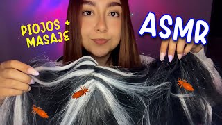 ASMR te busco 👀 PIOJOS y te hago un MASAJE CAPILAR [upl. by Yevad]