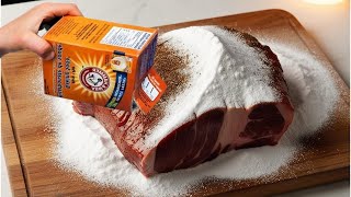 What Happens when you Tenderize Meat With Baking Soda [upl. by Hersch79]