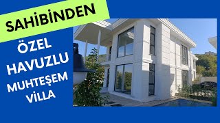 DENİZ MANZARALI SAHİBİNDEN SATILIK LÜKS VİLLA  KOCAELİ  BAŞİSKELE 9 [upl. by Aeuhsoj890]