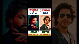 Pushpa 2 vs Jawan movie comprise end box office collections would wide collections pushpa2 jawan [upl. by Starkey]