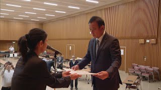 「この日を忘れないようにしたい」当選者に当選証書を授与 【衆議院選挙２０２４】 [upl. by Ayrolg]