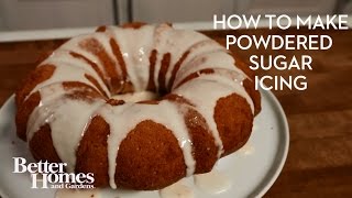 How to Make Powdered Sugar Icing [upl. by Neelia173]