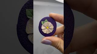 Polymer clay flowers 🌸 handmadejewerly [upl. by Aneek499]