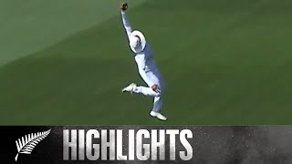 Jadejas quotUnbelievable Quite Incrediblequot Catch  HIGHLIGHTS  BLACKCAPS v India  2nd Test  Day 2 [upl. by Prescott]