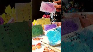 How to Make DIY Calendar 2024new year special youtubeshorts diy shortsvideo shorts art craft [upl. by Susej]