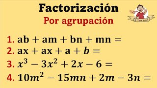 Factorización por agrupación Ejercicios fáciles  Video 1 de 2 [upl. by Nivel]