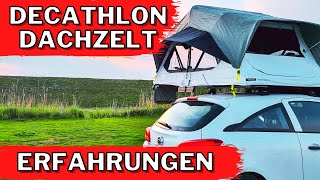 Decathlon Dachzelt Erfahrungen und Test  MINI CAMPER  OPEL CORSA [upl. by Leber574]